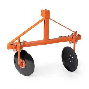 Titan Attachments 3 Point 48" Adjustable Disc Bedder Fits Cat 1 Tractors, Quick Hitch Compatible, Cultivator Garden Bedder and Hiller Attachment, 16" Disc Blades for Outdoor Field Work