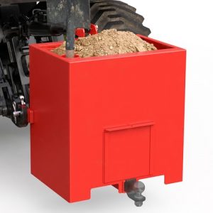 YINTATECH Ballast Box with 2" Receiver, Tractor Ballast Box 3 Point Category 1, Loading 5.3 Cu.ft.