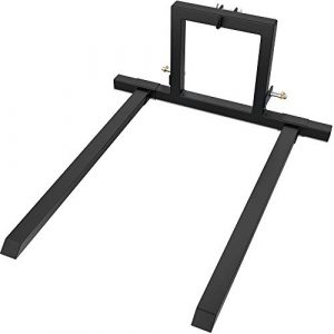 YINTATECH 3 Point Hitch Pallet Fork 1500 lbs Capacity Adjustable Pallet Fork Attachments for Category 1 Tractor