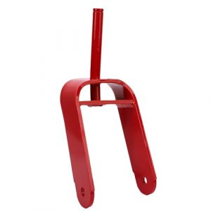 Oreilet 110-6581-01 Caster Fork, 106-2196-01 Red Steel Caster Fork Yoke Assembly Replacement Part for Toro TimeCutter Lawn Mower