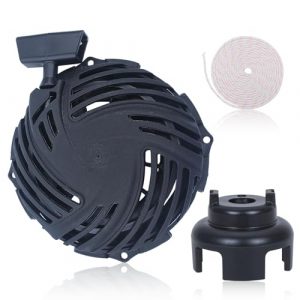 Hyceker 593959 591139 Recoil Starter Assembly for Briggs Stratton 300E 450E 500E 550E Troy Bilt TB110 TB115 TB200 Yard Machine 125cc 140cc Engine Lawn Mower Parts,590588 595355 Pull Start Cup Claw Kit
