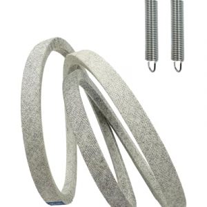 OWNDR 607400 603907 Drive Belt Replacement for Hustler Raptor and Raptor SD SDX Lawn Mower Parts with 604490 Idler Springs