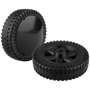 Lawn Mower Wheels Fits Standard Lawn Mowers G206-0025-W1 Grill Wheels Replacement Part for Charbroil Wheel 463377319 463620415 463722403 463720115 Kenmore BBQ Wheel 415.15476