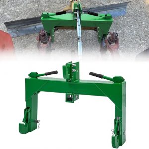 YINTATECH 3 Point Quick Hitch Cat 1 with 2" Receiver & 5 Adjustable Bolt, Capacity 3000lbs,Green