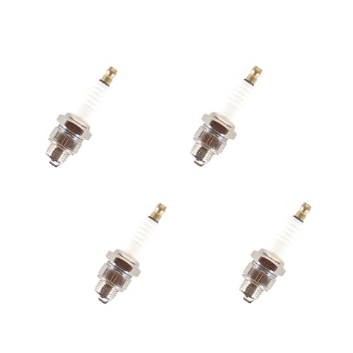 #US Replacement Parts 4 X Spark Plug for John-Deere JS20 JS25 JS26 JS28 JS30 6.75HP 21" Lawn Mower (viepart#2707-00568)
