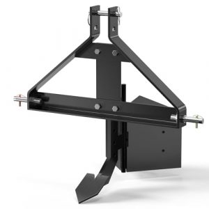 GarveeLife Middle Buster for Category 1, 3 Point Quick Hitch Tractors, Heavy Duty Steel Furrowing Plow Black