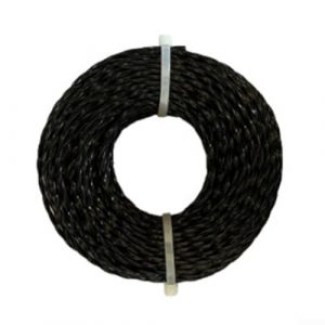 115 ft Trimmer Cord 0.095 Inch Diameter for SRM230 FS55R 128LD DCST970X1 Replacement String Line for Lawn Mower Parts Black Spiral