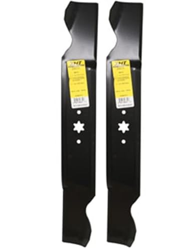 D&M Supply Inc Set of 2 Lawn Mower Blades Fits 42" Craftsman T105 T110 T130 T1400 T1200 T1300 T1100 T1800 T2100