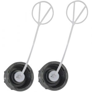 2Pcs Fuel Tank Cap for Brush Cutter/Trimmer Screw On Lawn Mower Accessories Replacement Leakproof Lawn Mower Parts Brush Cutter Accessories