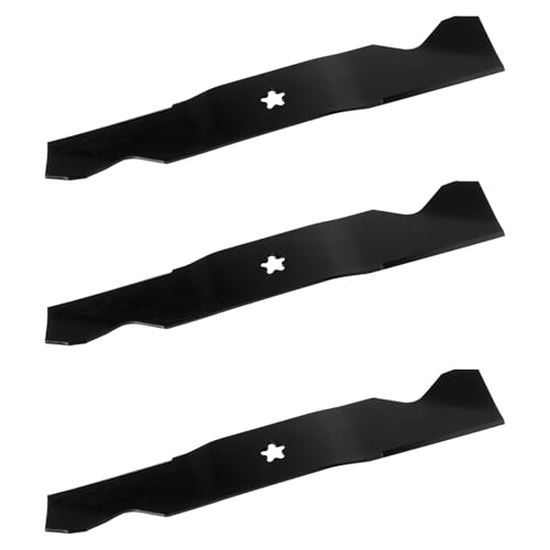 KOFINAM Replacement High Lift Blades for 187254 187256 532187254 532187256 574292401 - Compatible with Husqvarna Z254 MZ54 LGT2554 RZ5424 AYP Craftsman Lawn Mower - 54” Deck (3 Pack)