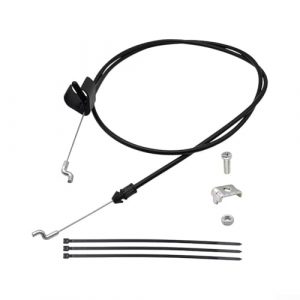 Lawn Mower Engine Stop Cable 1101366MA Replacement Part For 22 Inch Walk Behind Lawn Mowers For Z-Bend Design Steel Wire Construction Casing Clamp And Installation Ties