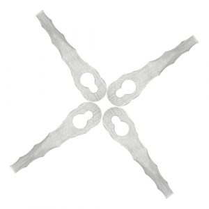 For STIHL For FSA 45 For FSA 57 Trimmer Lawn Mower Accessories Garden Power Tools Spare Parts Replacement Grass ,Stainless Steel Blades Fit 4pcs