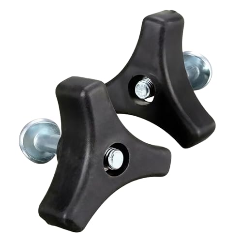 2 Sets Lawn Mower Handle Bolts - Triangle Screw Replacement for Honda Most Mowers | Universal Outdoor Power Equipment Parts & Accessories