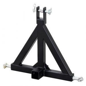 3 Point Trailer Hitch for Category 1 Tractor, 3 Pt Tractor Quick Hitch Drawbar Adapter for Kubota, John Deere, BX, LM25H, WLM Tractor, Cat, NorTrac, Yanmar, Kioti
