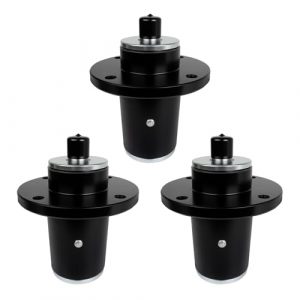 IDEASURE 607407 604255 Lawn Mower Deck Spindle Compatible with Hustler ATZ Super S Super Z X One Zero Turn Mower, Fit for 36" - 72" Deck, 3 Pack