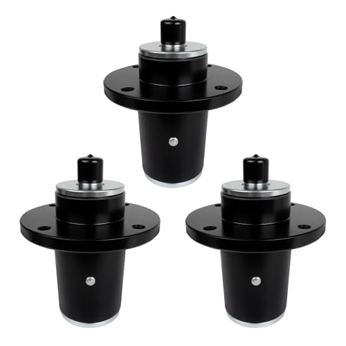 IDEASURE 607407 604255 Lawn Mower Deck Spindle Compatible with Hustler ATZ Super S Super Z X One Zero Turn Mower, Fit for 36" - 72" Deck, 3 Pack