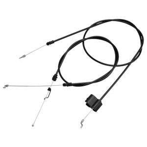 ZyloPlinx Dual Throttle w/Drive Cable Kit Compatible with Hus-qvarna LC221A LC221R L221AK Poulan PR675AWD PR625RWD P725Y22H2 RedMax 21" Lawn Mowers Part Number 501188801 582598601