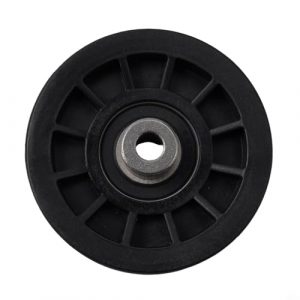 532194327 194327 Flat Idler Pulley Replacement Part for Craftsman Lawn Tractor Mower PB20H42YT PB22H46YT 917287220 917287140 Black 3-1/2 Inch Diameter
