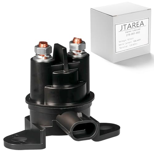 JTAREA 278-001-802 Starter Solenoid Replacement Parts for SeaDoo 3D GS GSI GSX GTI GTS GTX HX LRV RX RXP RXT SPI SPX SUV XP XP800 Wake 278003012 278001802 Starter Relay Solenoids