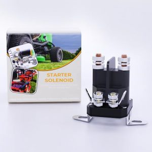 DHEISHA 117-1197 Starter Solenoid 12V fit Toro Exmark Timecutter ss5000 z4200 ss4235 74360 Zero Turn Lawn Mower, Replace Part #784-1221-210 104-3189 E513075 1-513075 212655 28-4210 - 4 Terminal