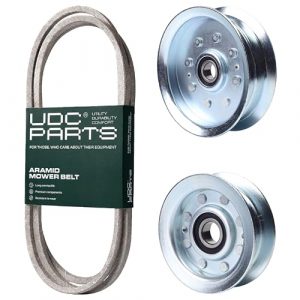 UDC Parts Mower Kit/Belt GX20072 + Pulley GY20629 + Pulley GY22172 / Fits John Deere 102 105 107S 125 135 D100 D105 E100 L100 LA100 LA105 X105 X106 X120 X125 X126 X145