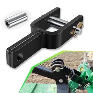 Camoo Versatile Quick Hitch Adapter with Adapter Sleeve Used to Adjust Top Link Bracket Movements Fit for Category 1, 3-Point Quick Hitch