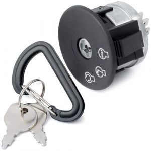 GLOXTED 483472 Starter Ignition Key Switch Kit Compatible with Scag Freedom Liberty Z Patriot Models Lawn Mower Replacement Parts with 2 Keys & 1 Carabiner