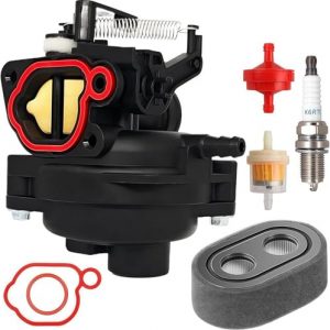 799584 M230 Carburetor Tune up Kits Fits for Briggs and Stratton Troy Bilt 550EX TB110 TB200 625EX 675EX for Craftsman 09P702 103M02 163cc Engine Lawn Mower Parts, Carb Replace 594058 594057 592361