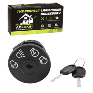 Ignition Switch with Key 7 terminals Compatible with Husqvarna Craftsman Deere John MTD Murray Riding Lawn Mower Replace 925-1741 175566 175442 GY20074 94762 163968 532175566