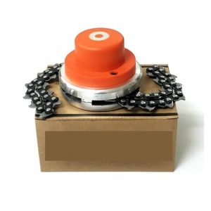 Chain Grass Trimmer Head Trimmer Lawn Mower Brushcutter for Garden Grass Cutter Spare Parts Tools for Trimmer Garden Tools(Red Trimmer Head)