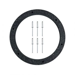 Tractor Clutch Lining with Rivets Compatible with Gravely Lawn Mower Garden Compatible with 08751000 06807800 for Gravely Models Lawn Mower Clutch Parts Resin