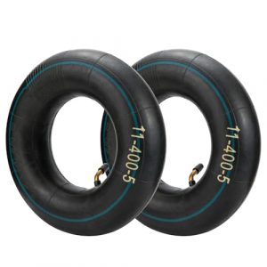 11x4.00-5 11x4.50-5 11x5.00-5 Inner Tubes, 2 Pack Heavy Duty Replacement Tire Inner Tubes with Bent Valve Stem for Wheelbarrows, Lawn Mowers, Hand Trucks, Trailers, Snow blowers, etc