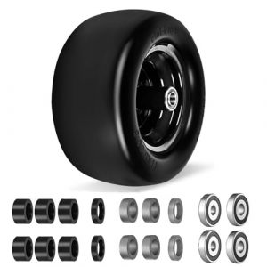 11x6.00-5 Flat Free Tire, No-Flat Solid Smooth Lawn Mower Tires With 3/4" or 5/8" and 1/2" Bearings, 6"- 8" Centered Hub, 11x6.00-5 Tires for Zero Turn Mower