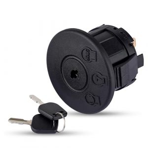 BlueStars 925-04228 Lawn Mower Ignition Starter Switch 5 Terminals 3 Position with Keys - Compatible with MTD Craftsman Cub Cadet Troy-Bilt Ariens Bad Boy Zero Turn Lawn Tractor John Deere 725-04228