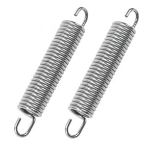 2PCS Extension Spring Stainless Steel Replaces 732-0826A, Extension Springs with Hook Ends Compatible with Lawn Mower, Free Length 1.97", Extension Spring for Home Repairs, Easy Install