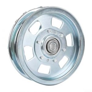 Flat Idler Wheel 033-7201-00 033-8000-00 Replacement for 48" 54" 60" 72" Mower Deck Metal Construction Easy Install Lawn Mower Parts Accessory