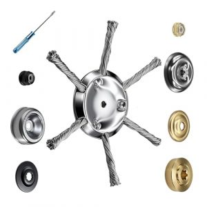 OXT Steel Wire Grass Trimmer Head, 2025 New String Trimmer Replacement Head, 6 Inch Steel Wire Weed Trimmer Head, Weed Eater Blade Remover with Adapter Kit Tool for Lawn Mower Tray