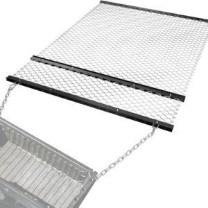 Drag Harrow, 4'x5' Driveway Grader Drag, Lawn Leveler Rake for ATV Tractor, Heavy-Duty Leveling, Seeding & Gravel Driveway Grading, Yard Chain Link Drag Harrow