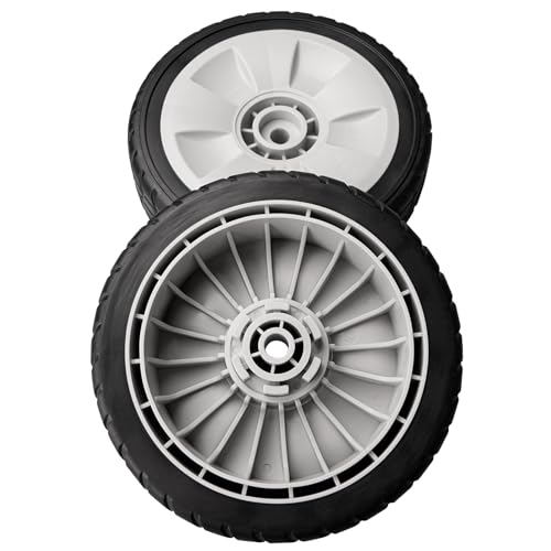 44710-VL0-L02ZB Lawn Mower Front Wheels Kit 2 Pcs Front Wheels Replace for Honda HRR216 HRS216 HRT216 Walk-behind Lawn Mower