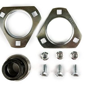 Bearing & Flangette Fits for Troy-Bilt Tomahawk Chippers with Fasteners - Roller Bearing - Metal - Chipper Shredder Replacement Parts