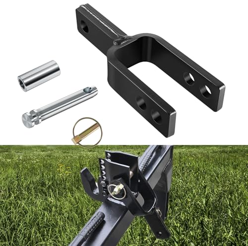 Versatile Quick Hitch Adapter with Adapter Sleeve Used to Adjust Top Link Bracket Movements for Category 1 top Link