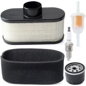 Esttlamer Maintenance Filter Kit Compatible with John Deere Zero-Turn Mower Z530M, Lawn Tractor X300R X300 X304 X320 X324 X360 X500 Parts Replace MIU12555 AM125424 AM116304 M805853