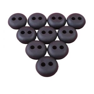 ATRCBHY 10pcs Lot 2 Hole Fuel 20mm Rubber Grommet Fit for Chainsaw Accessories Lawn Mower Spare Parts