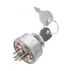 NXEKRNJVE Lawn Mower Tractor Vehicle Key Ignition Switch Replacement Starter Replacement Parts