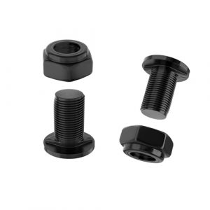 2Pair 5630351002 5640321002 Lawn Mower Blade Bolt for EGO 21" Lawn Mower Blade Power Parts LM2130, LM2133, LM2130SP, LM2135SP, LM2150SP & LM2156SP with Hexagon Lock Nut