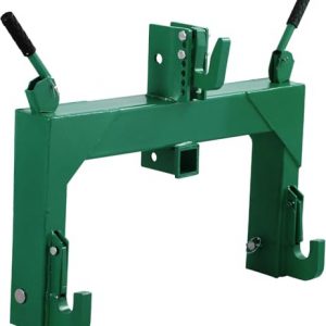 3 Point Hitch Attachments with 2-InchReceiver Hitch 3000 Lbs Capacity 3 Point Quick Hitch for Tractor for 1 & 2 Tractor with 5 Adjustable Bolt