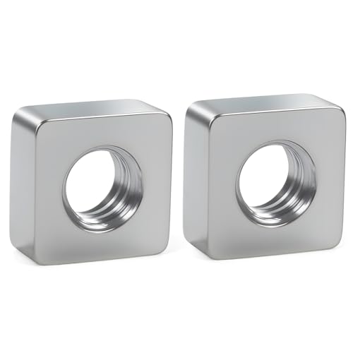 SRIAOO (2pack for 712-04222 Square Nut 1/4-20 Replacement Part Compatible with Cub Cadet,MTD, Troy-Bilt, Yard Machines, Murray Lawn Mowers
