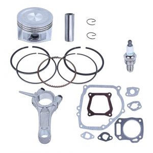 KOIVBKPHU Universal 68mm Connecting Rod Piston Ring Full Gasket Kit for with GX160 6.5HP GX 160 Engine Motor Lawn Mower Spare Parts(2)