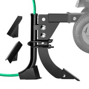 Pipelayer Attachment and 3 Point Trencher Ripper Attachment, Fits 3-Point Lawn Tractor ATV UTV, Hitch Mounted Ripper with Light Flexible Pipe Laying Tool