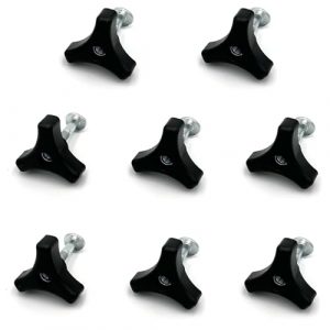 Lawn Mower Triangle Handle Bolts Knob Nut Screw for Honda and Other Snow Throwers Replacement Parts 8 Sets